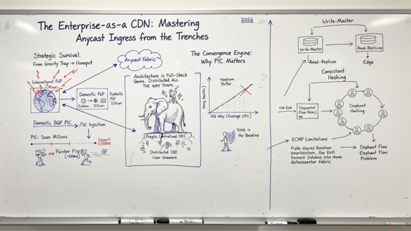 The Enterprise-as-a-CDN: Mastering Anycast Ingress from the Trenches